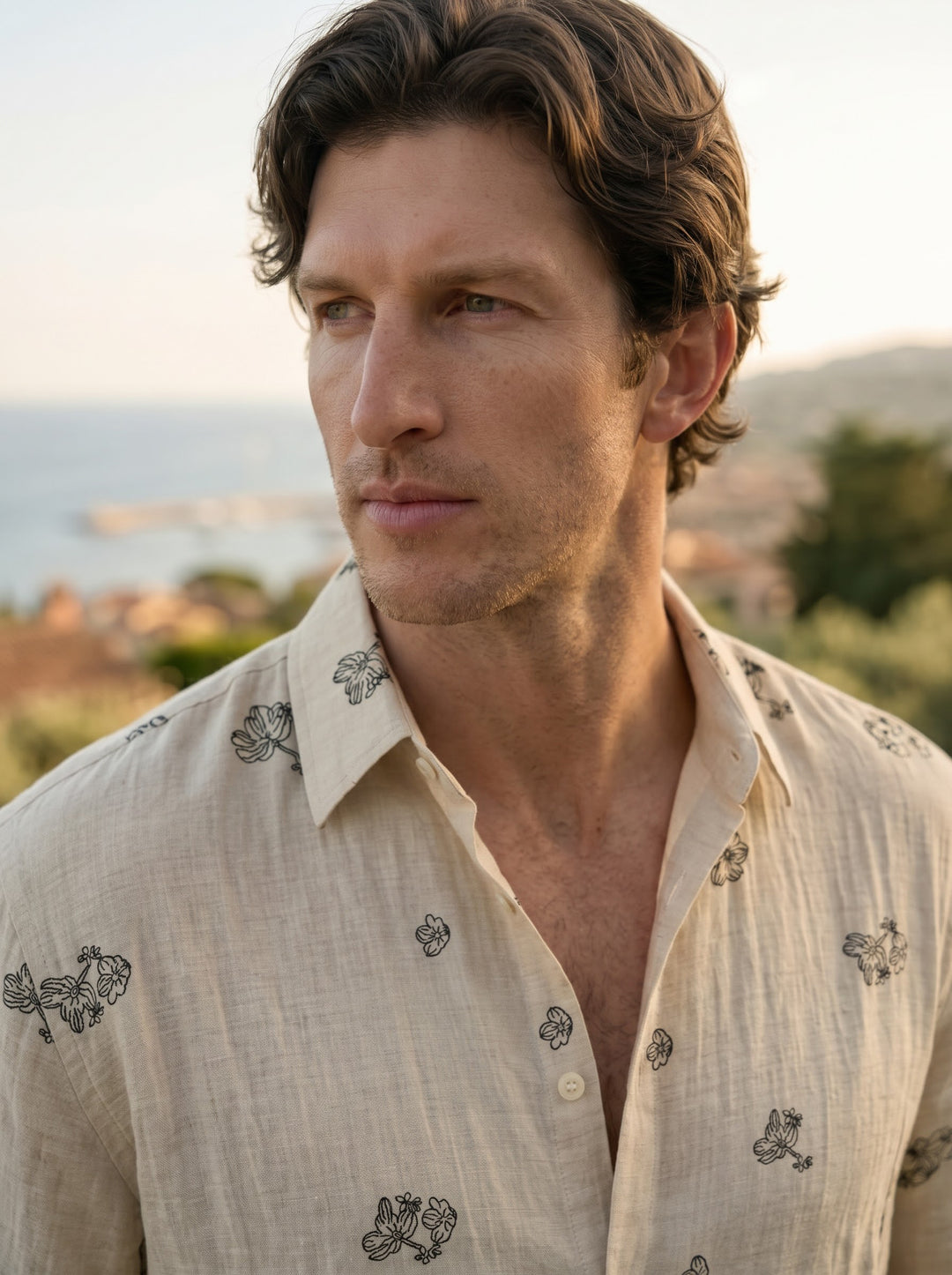 The Fiore Embroided Shirt – Latte