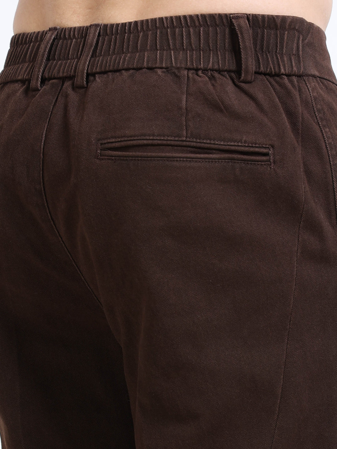 Dual-Button Slim Straight Trousers