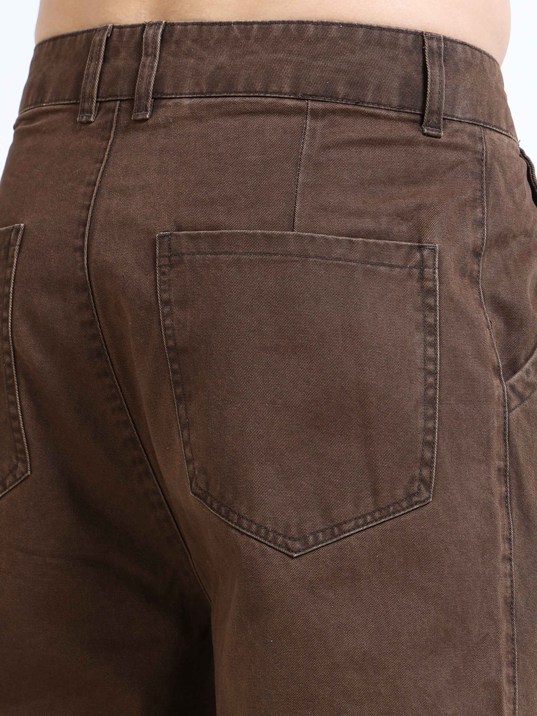 Utility Flap-Waist Wide Pants