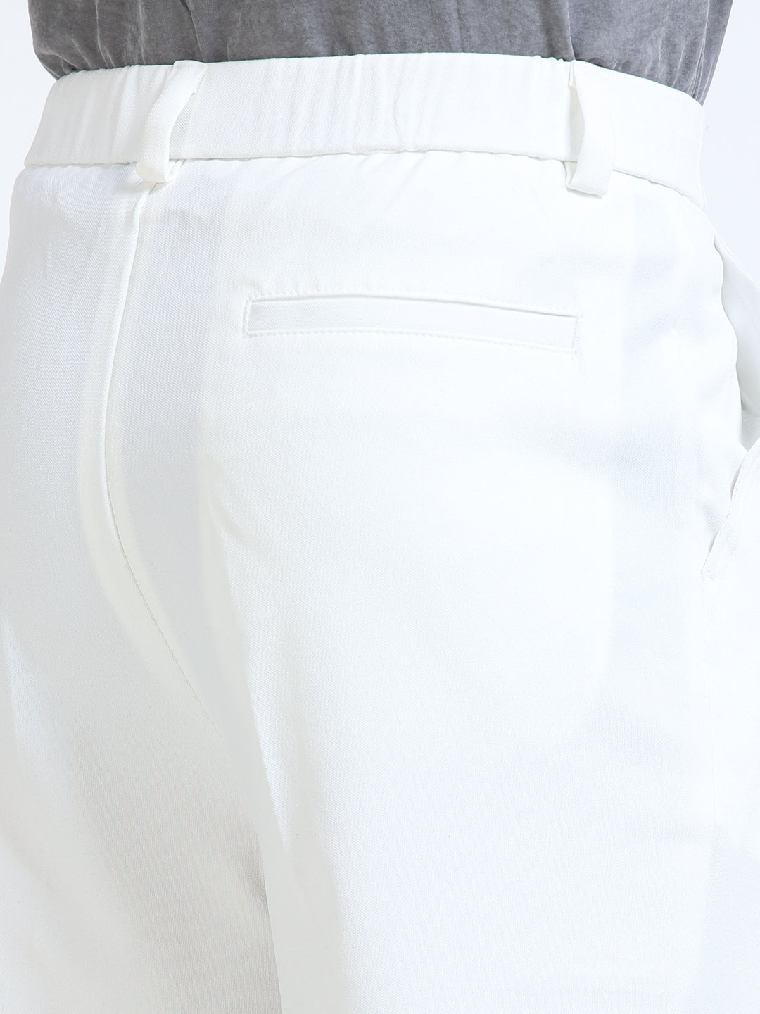 Tailored Cuffed Straight Trousers