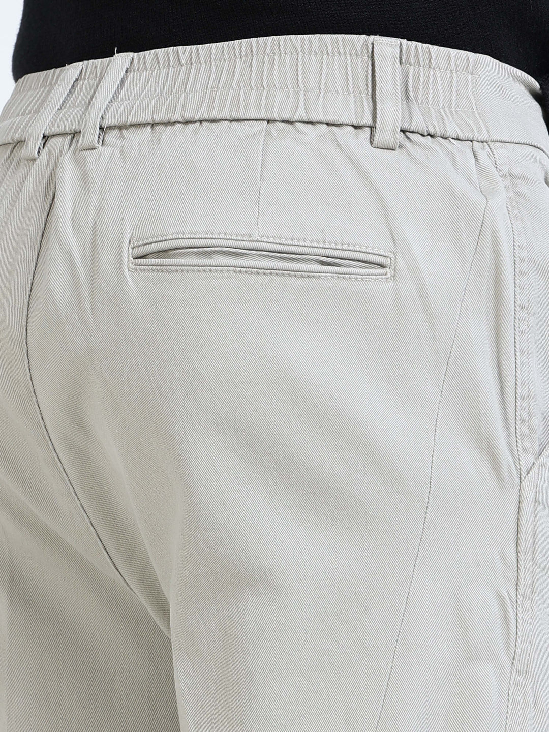 Dual-Button Slim Straight Trousers