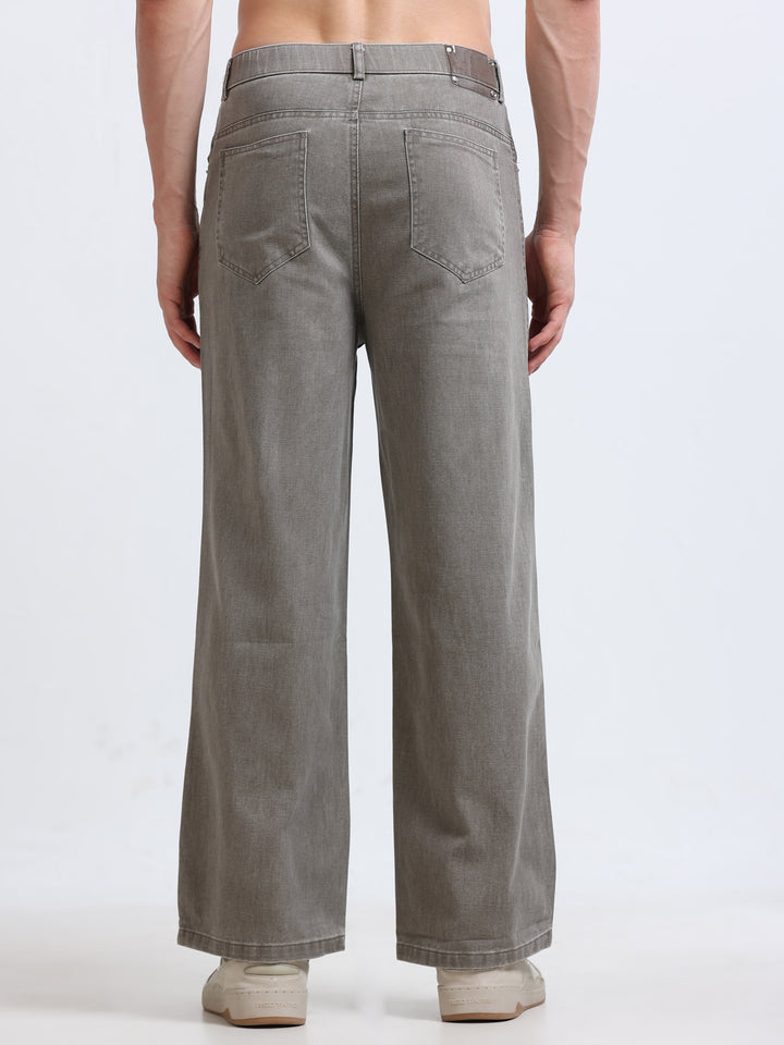 Velano Straight Fit Denim – Ash Grey