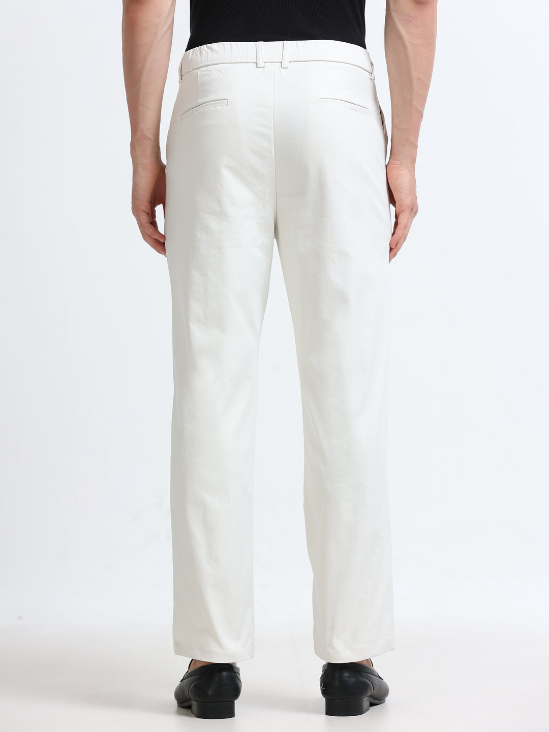 Toreno Tailored Comfort Trouser – Ivory Cream