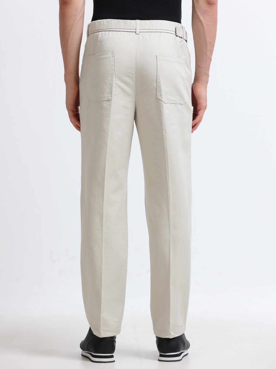 Lunaro Utility Tapered Trouser – Stone Beige
