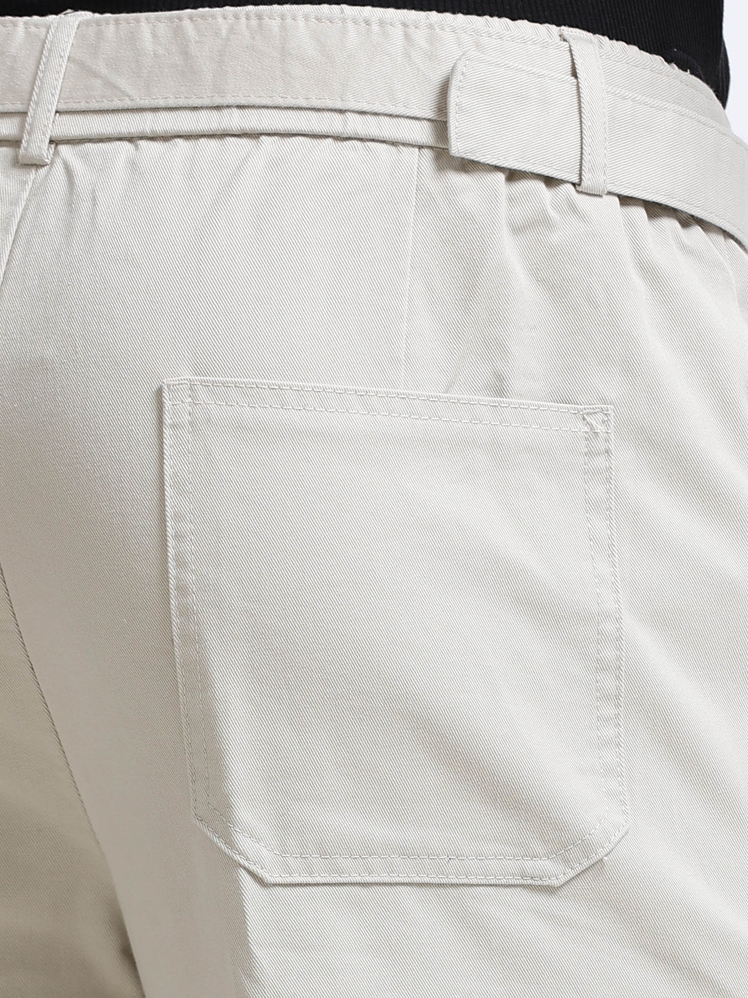 Lunaro Utility Tapered Trouser – Stone Beige