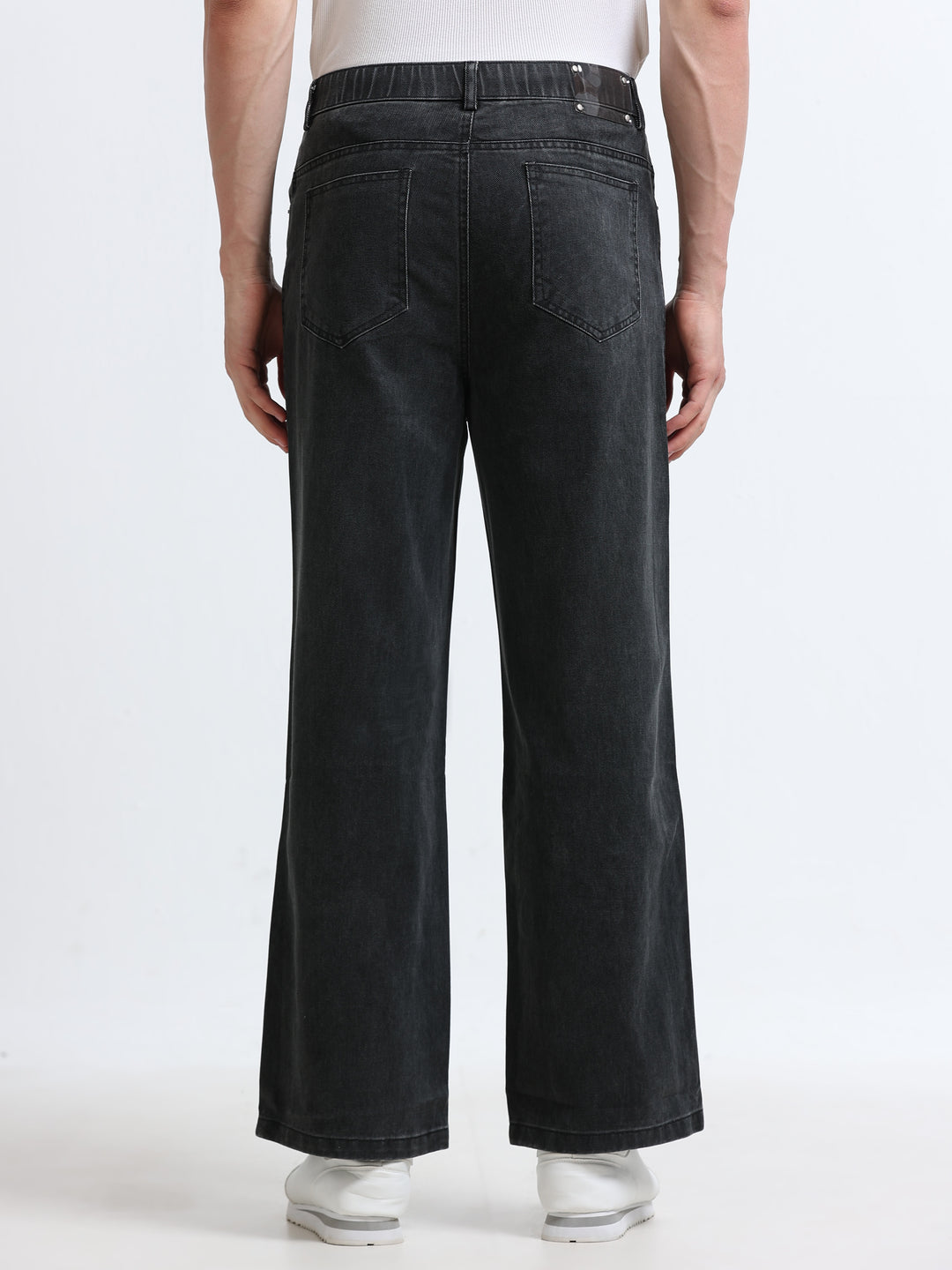 Velano Straight Fit Denim – Washed Black