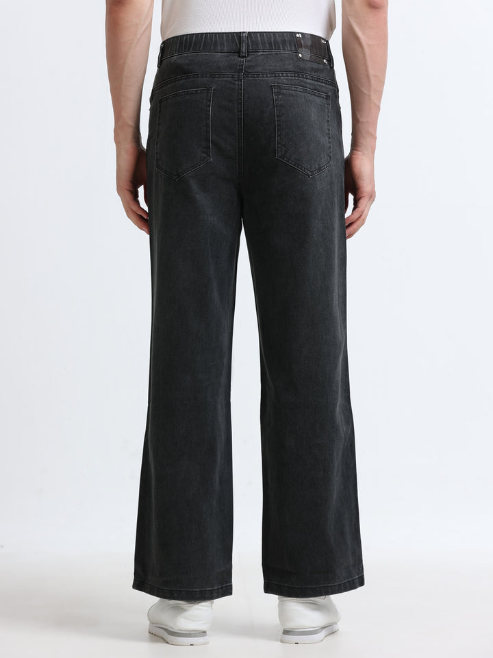 Velano Straight Fit Denim – Washed Black