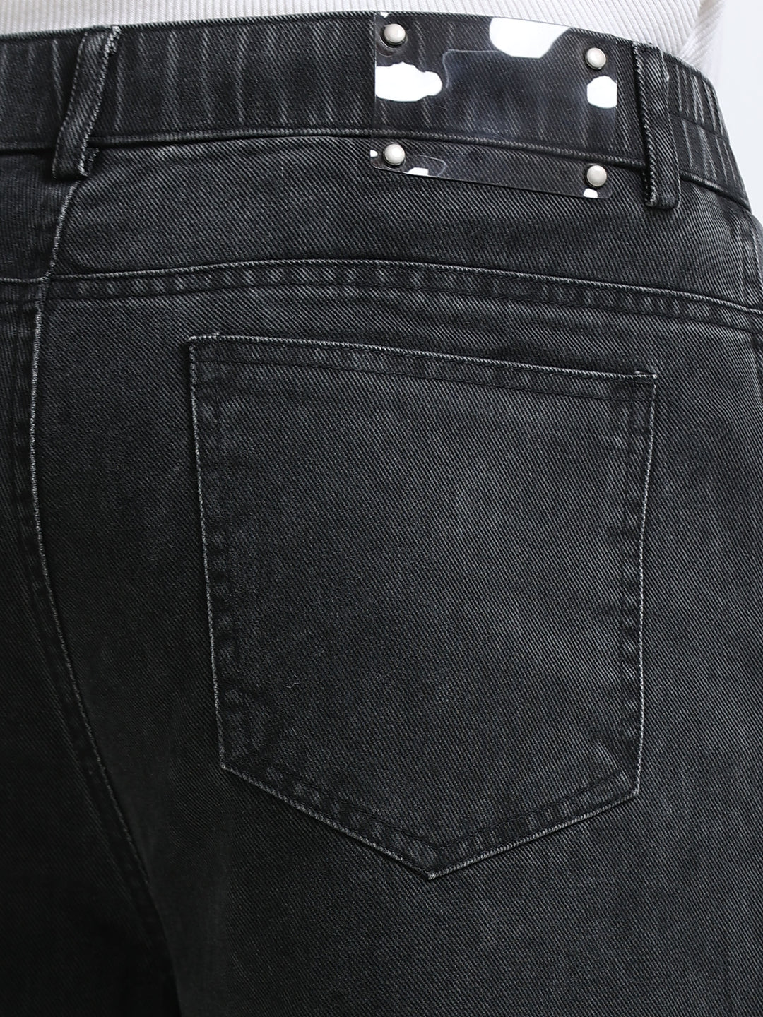 Velano Straight Fit Denim – Washed Black