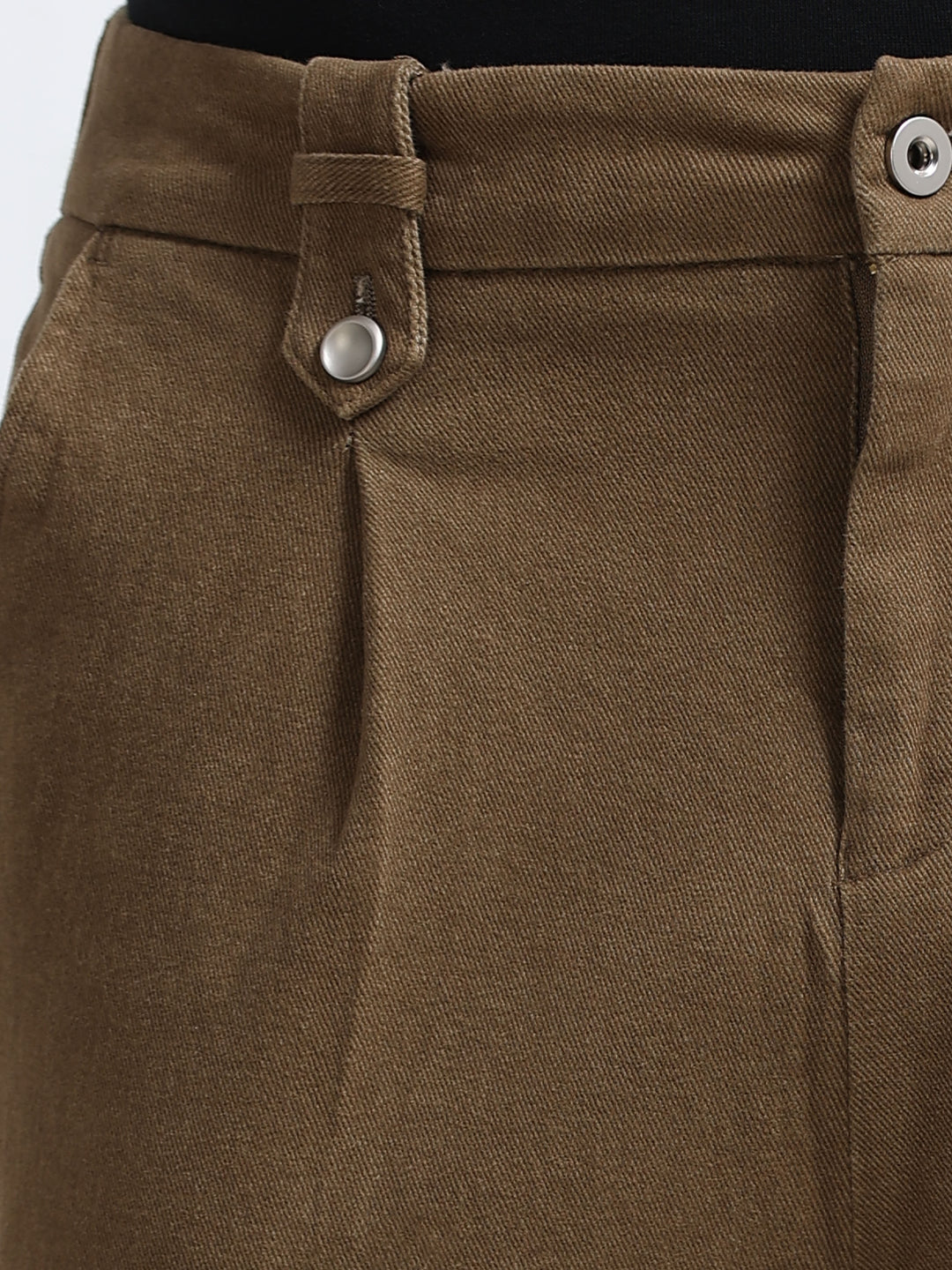 Savero Pleated Tapered Trouser – Olive Moss