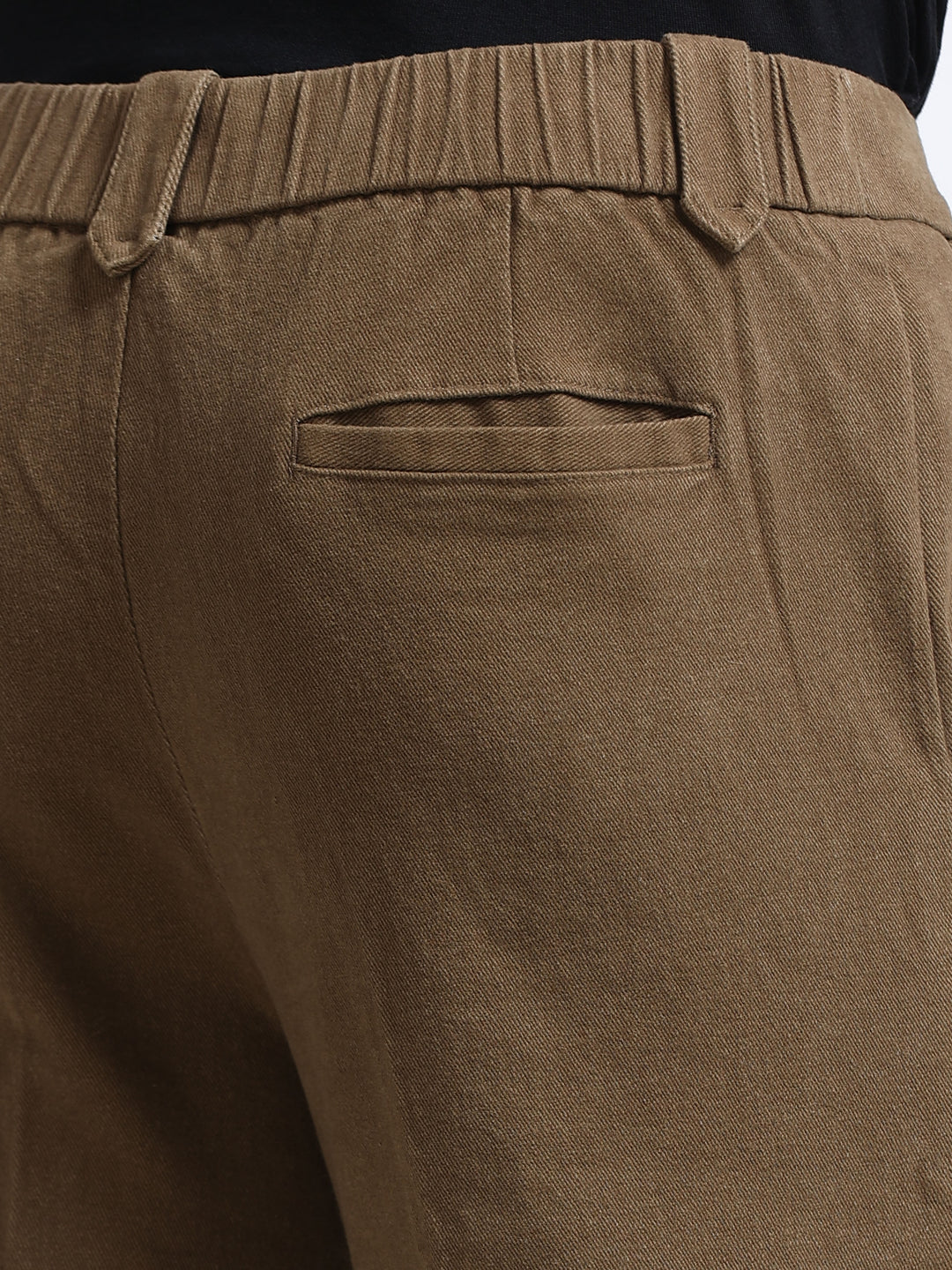 Savero Pleated Tapered Trouser – Olive Moss