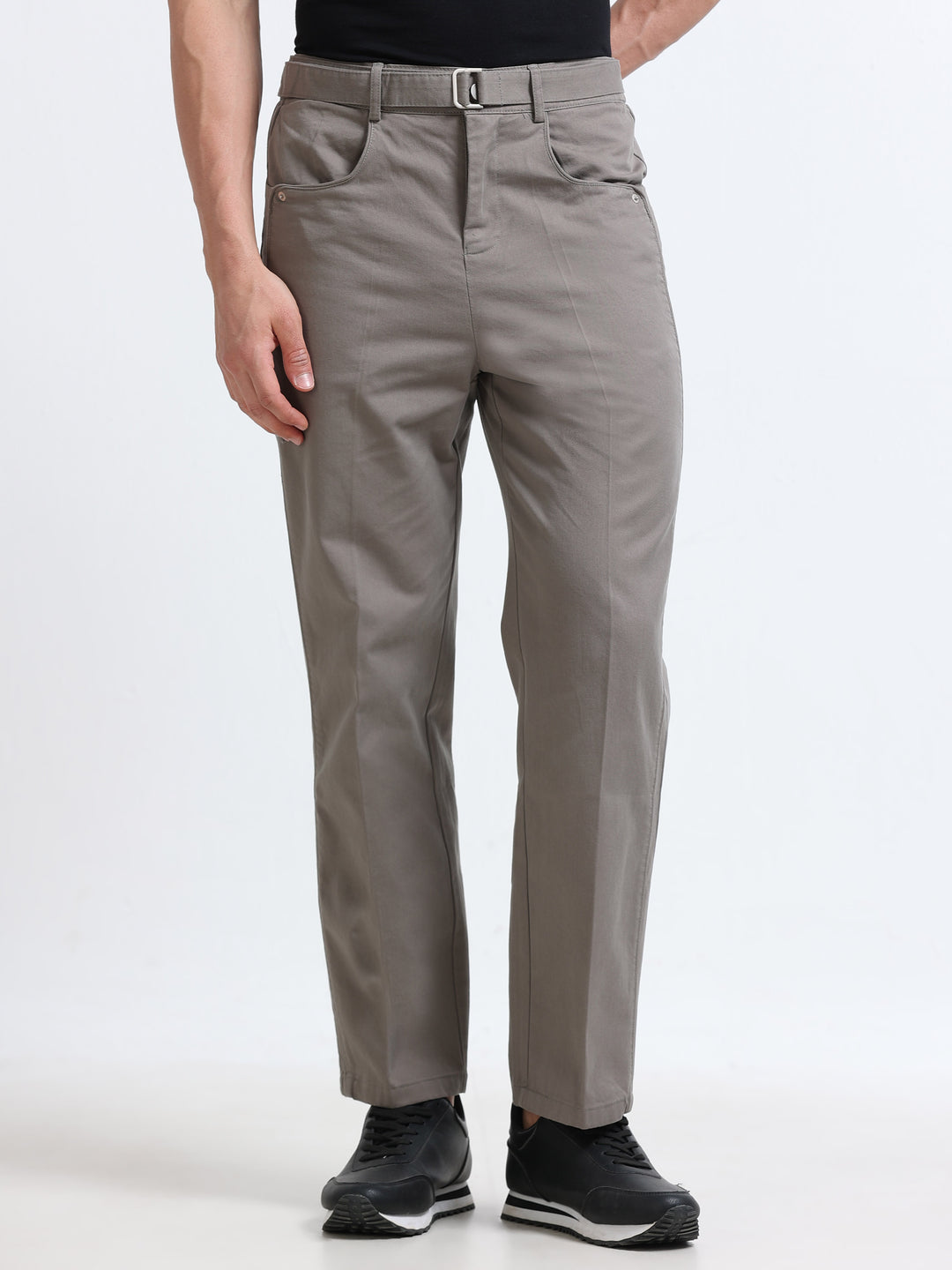 Lunaro Utility Tapered Trouser – Pearl Grey