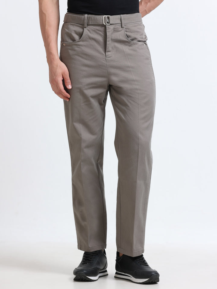 Lunaro Utility Tapered Trouser – Pearl Grey