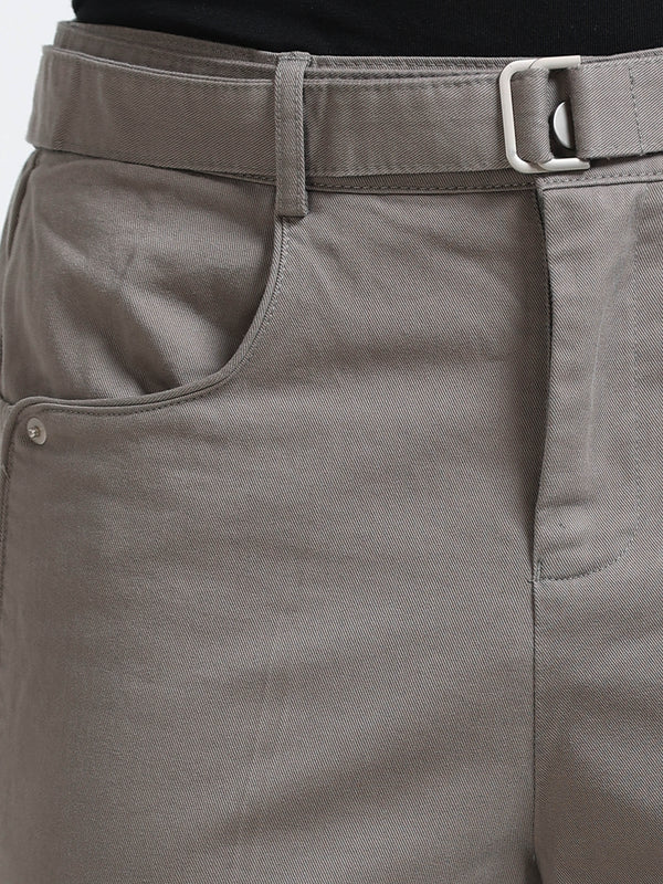 Lunaro Utility Tapered Trouser – Pearl Grey