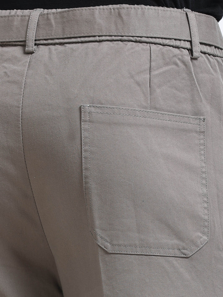 Lunaro Utility Tapered Trouser – Pearl Grey