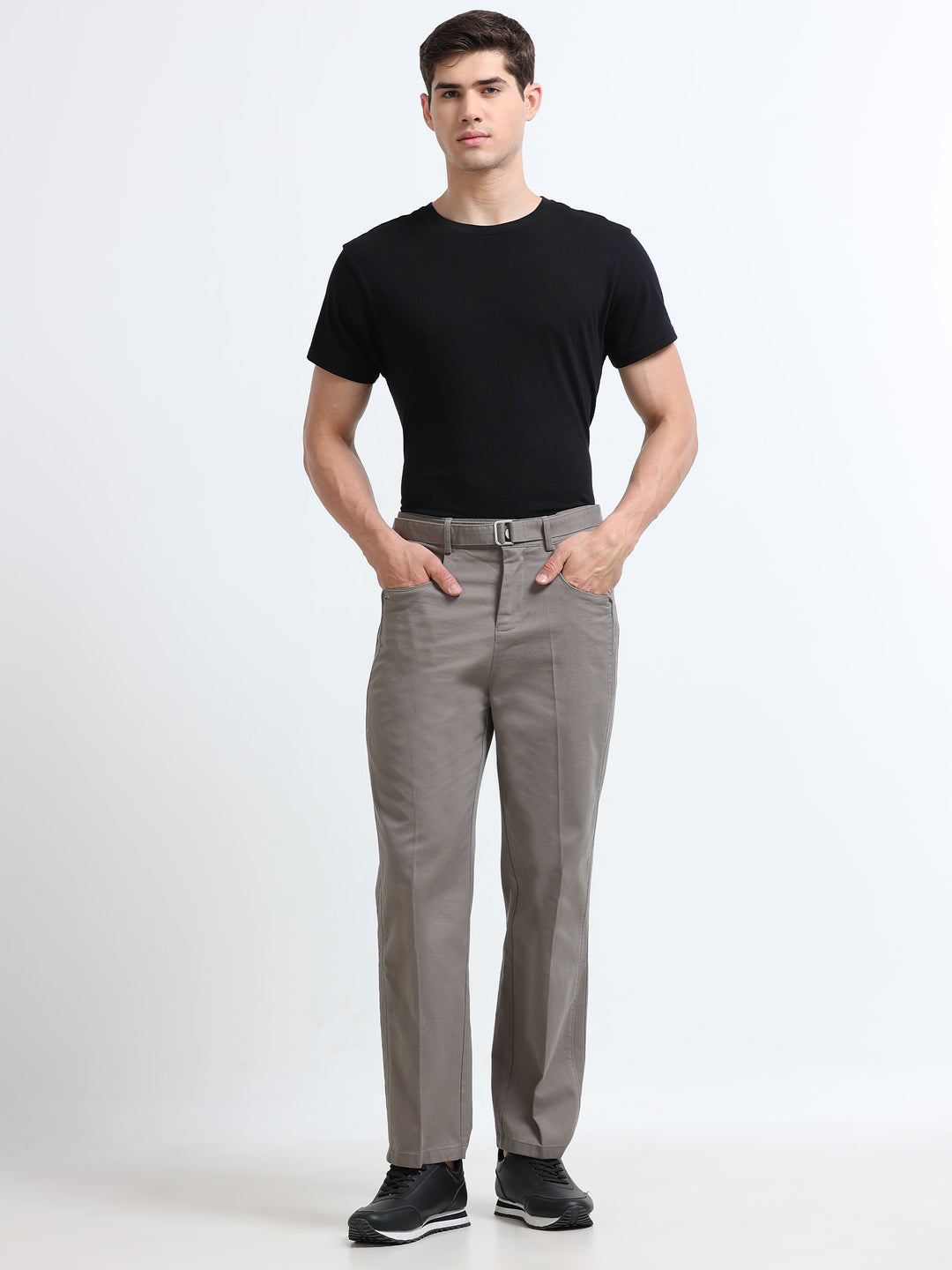 Lunaro Utility Tapered Trouser – Pearl Grey