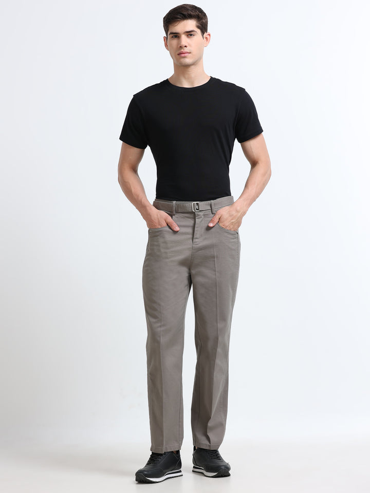 Lunaro Utility Tapered Trouser – Pearl Grey