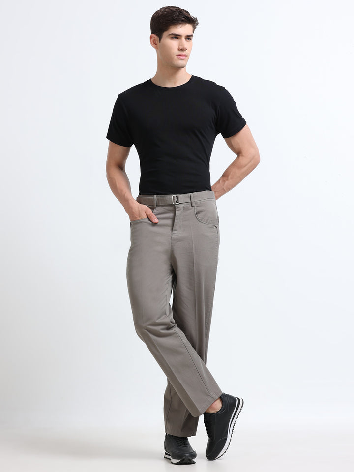 Lunaro Utility Tapered Trouser – Pearl Grey