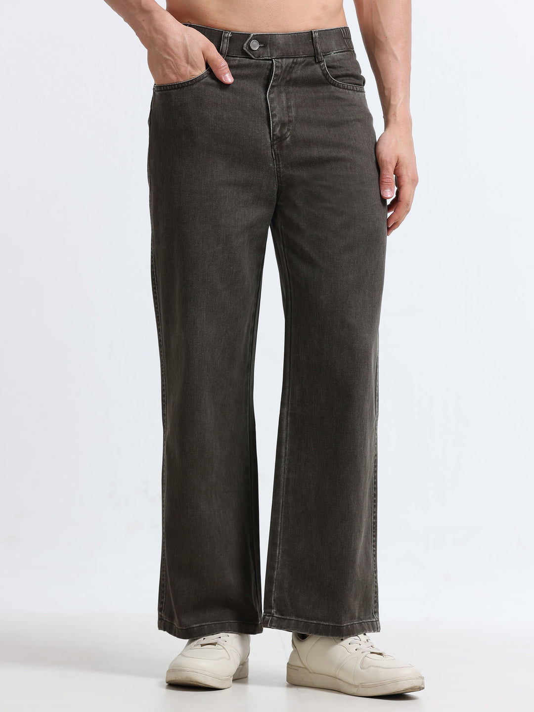 Velano Straight Fit Denim – Coffee Brown