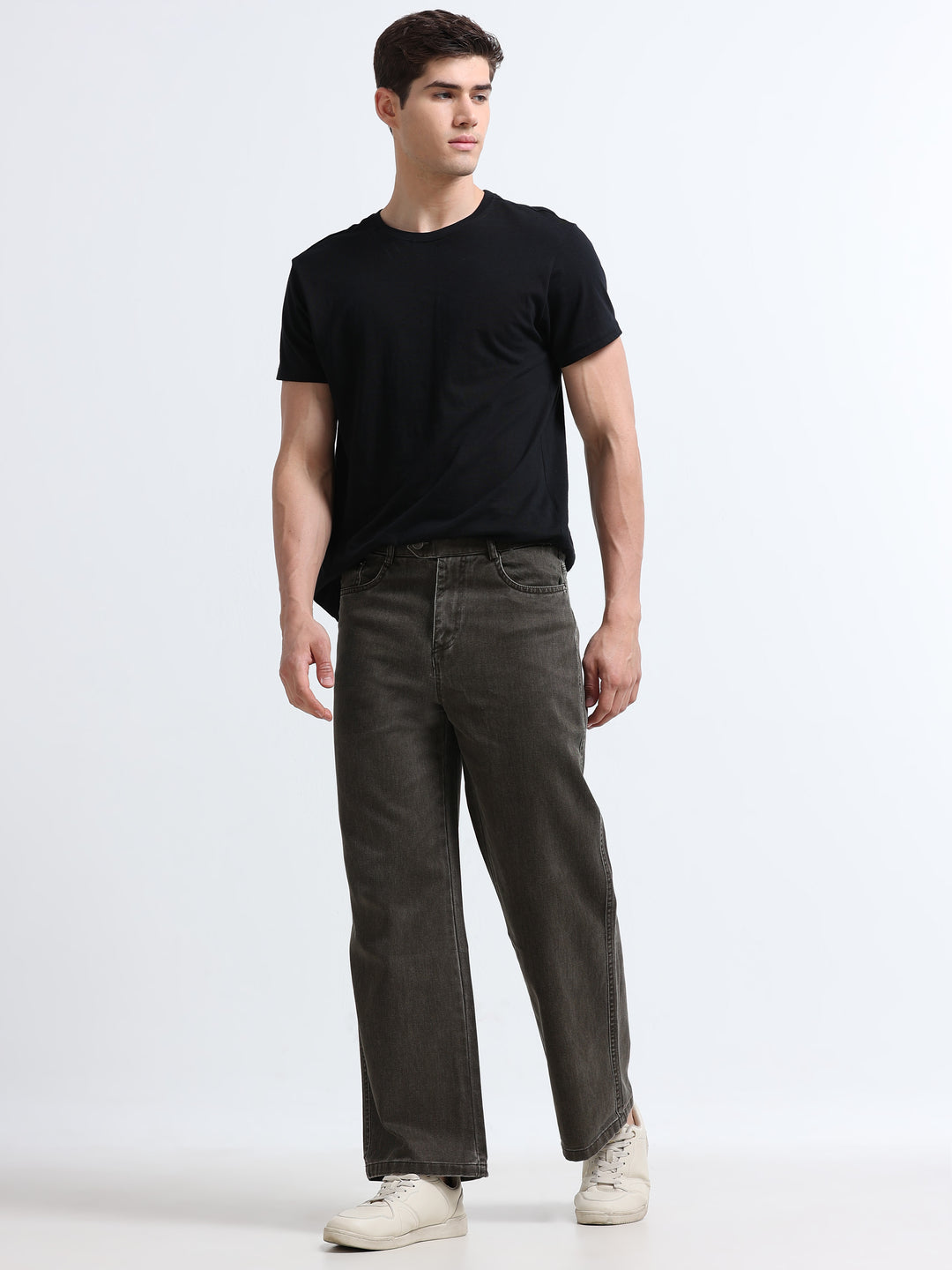 Velano Straight Fit Denim – Coffee Brown