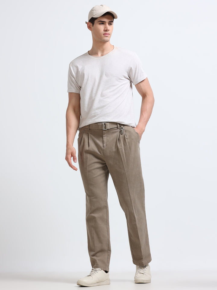 Altavio Utility Tailored Trouser – Steel Grey