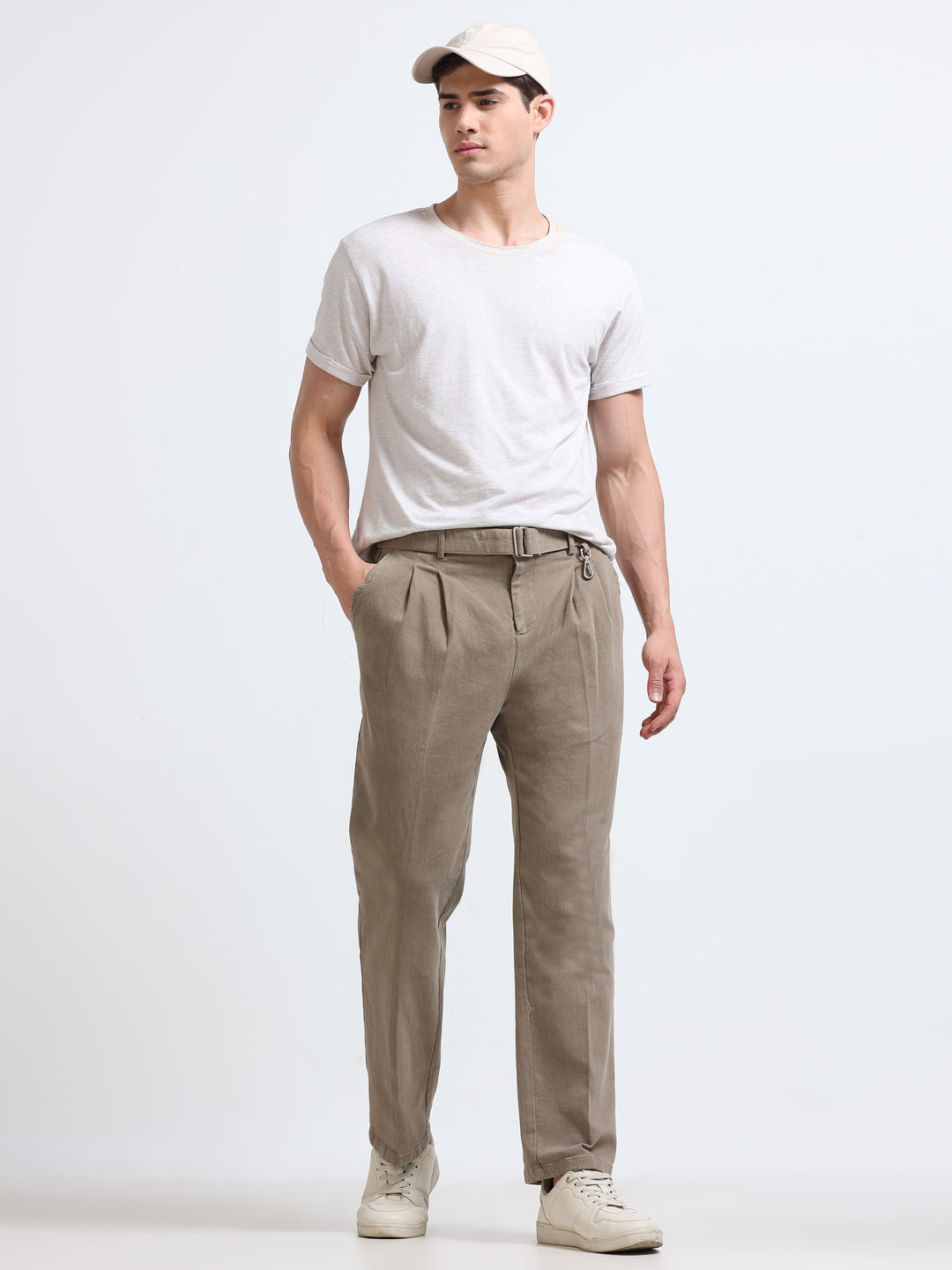 Altavio Utility Tailored Trouser – Steel Grey