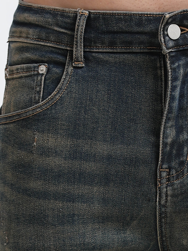 Avelon Slim Denim – Olive Stone Wash