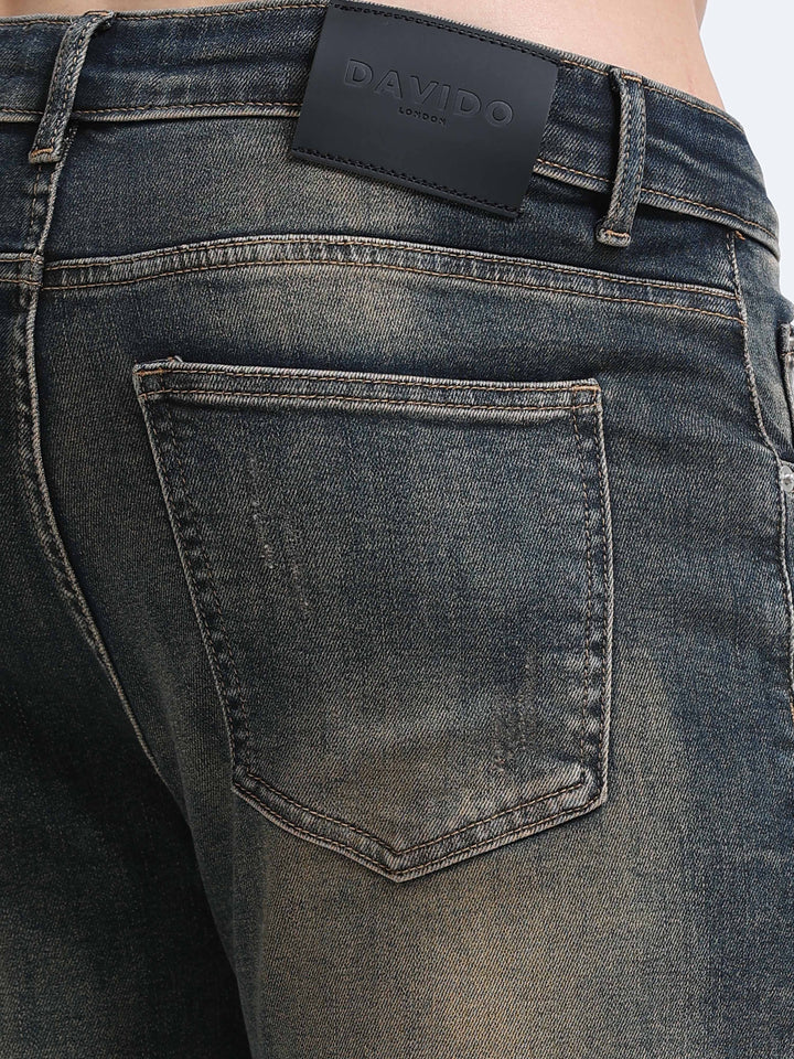 Avelon Slim Denim – Olive Stone Wash
