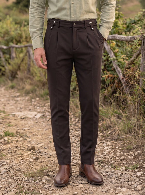 Asher Tapered Utility Trouser – Espresso