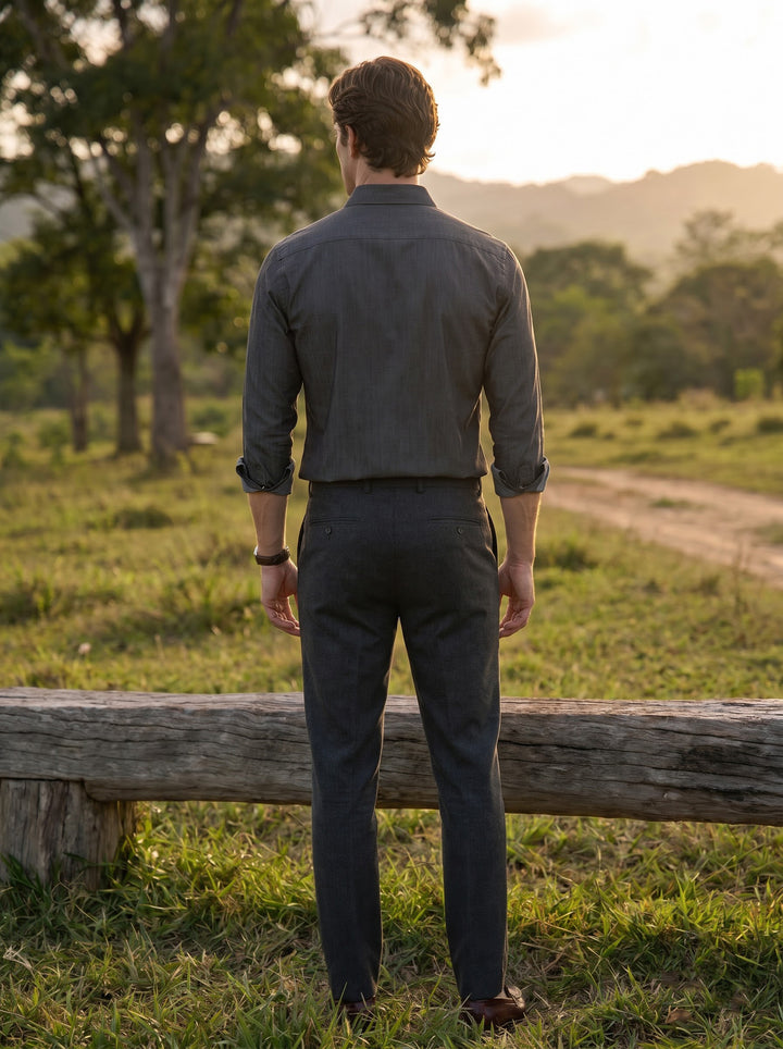 The Montaro Shirt – Charcoal