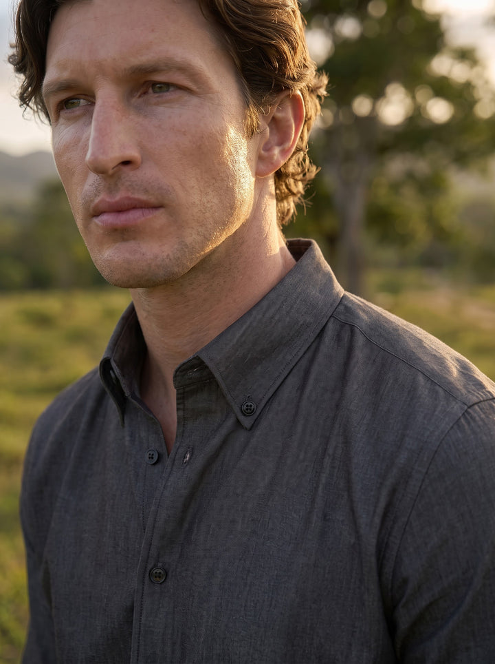 The Montaro Shirt – Charcoal