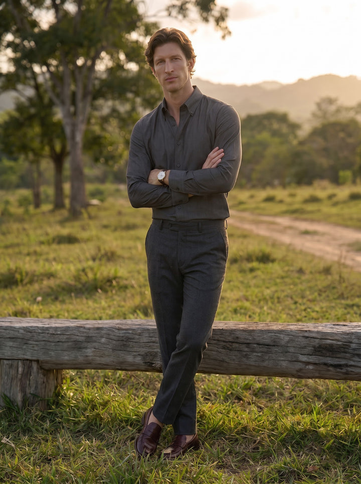 The Montaro Shirt – Charcoal
