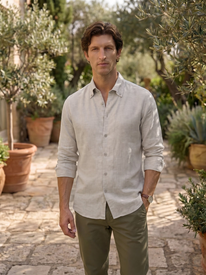 The Savoy Linen Shirt – Avorio