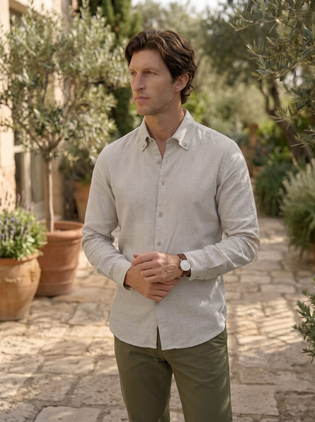 The Savoy Linen Shirt – Avorio