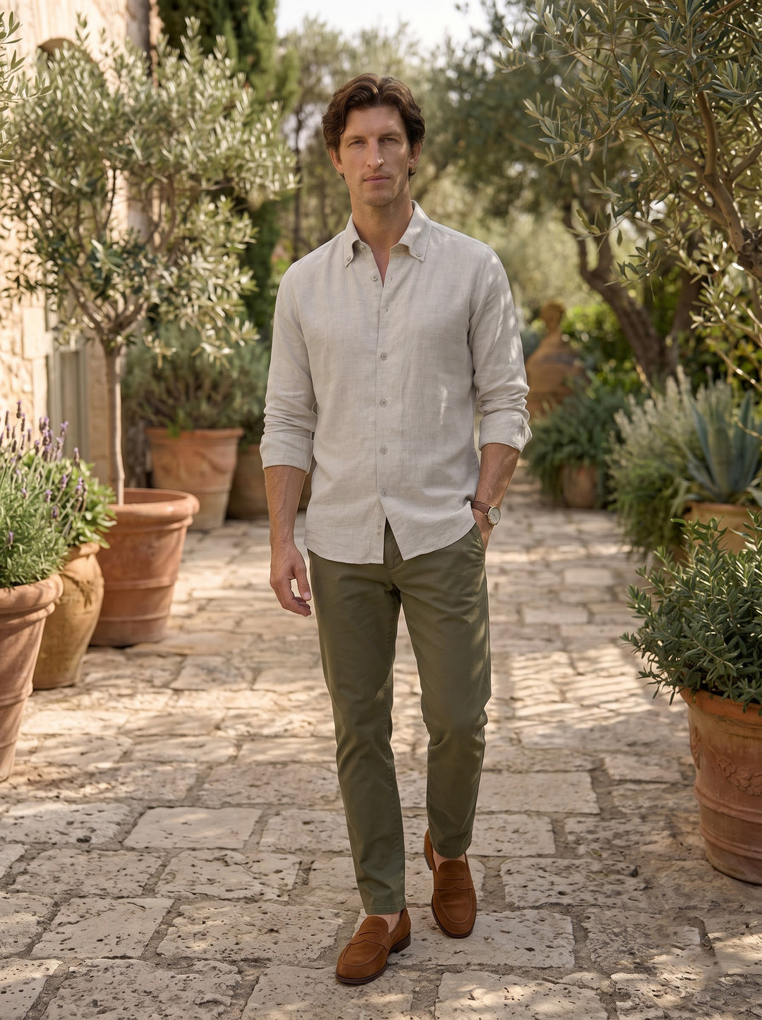 The Savoy Linen Shirt – Avorio