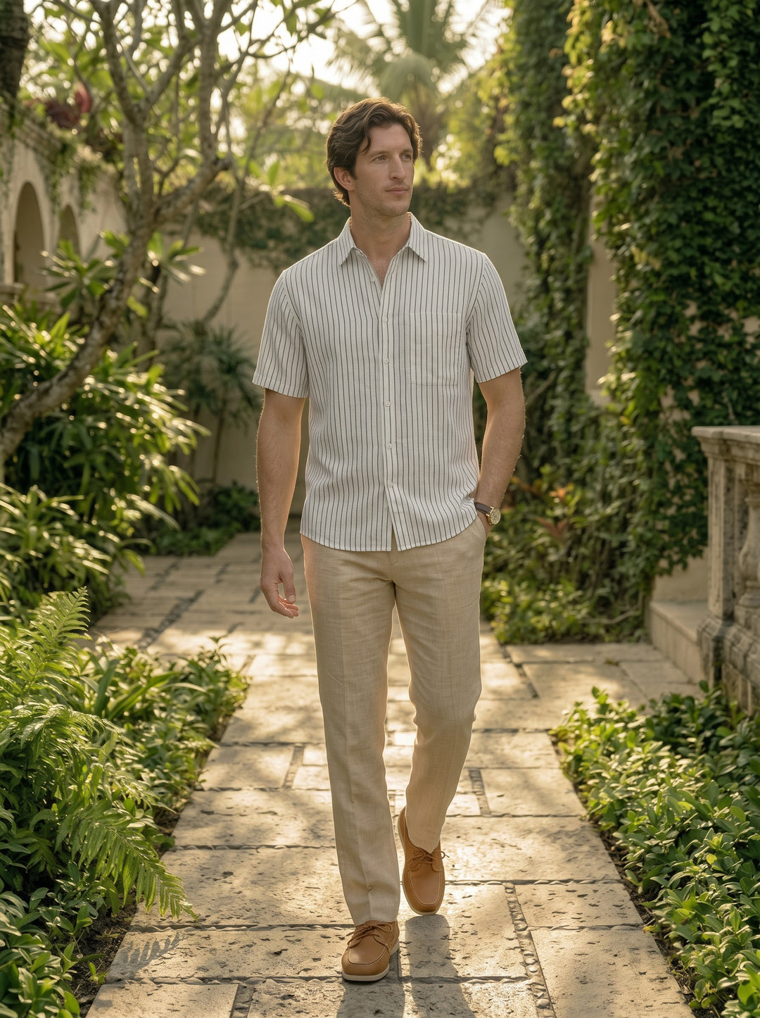 The Salerno Premium Linen Shirt – Avorio