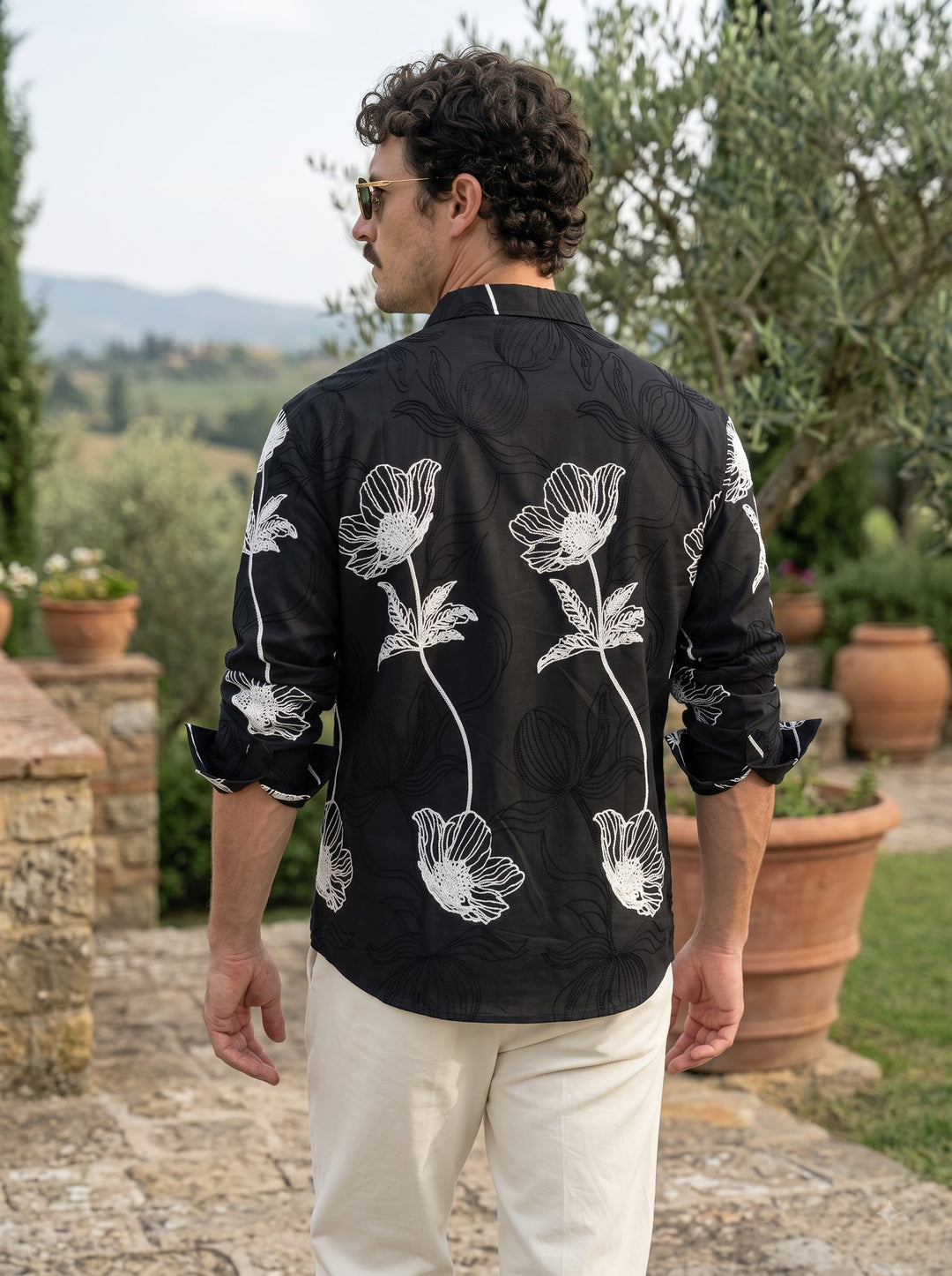 The Bellarivo Premium Printed Shirt – Nero