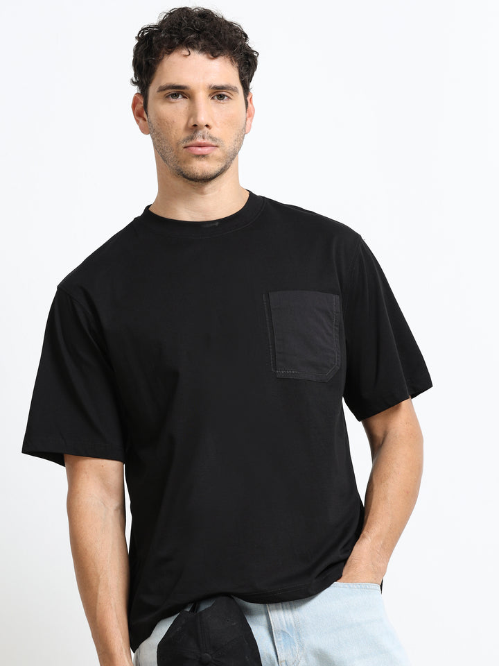 Essential Pocket Onyx Black T-Shirt