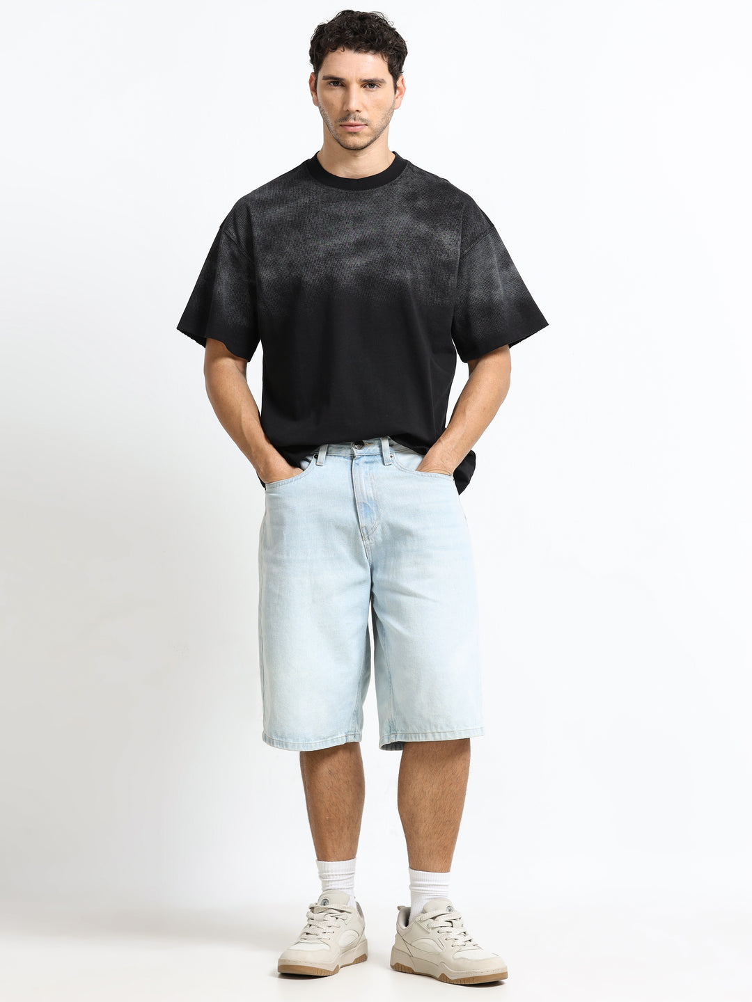 Washed Fade Black T-Shirt