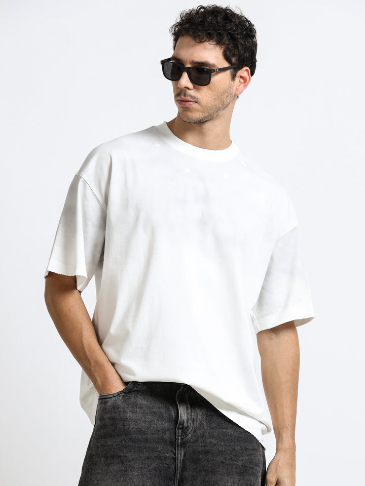 Washed Fade White T-Shirt