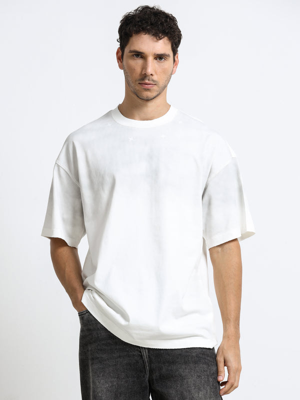 Washed Fade White T-Shirt