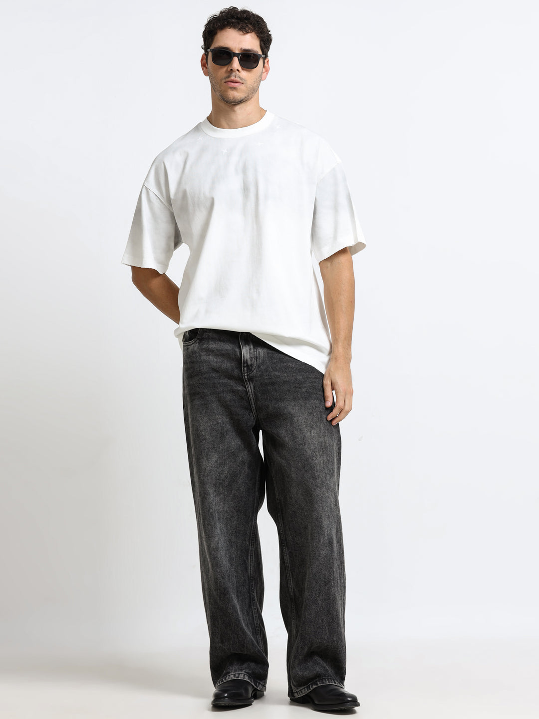 Washed Fade White T-Shirt
