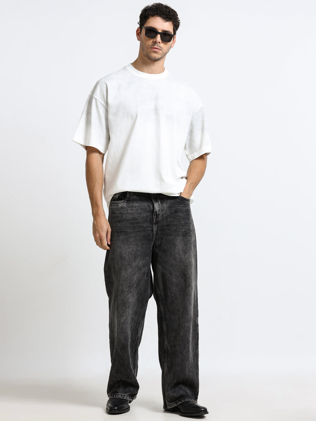 Washed Fade White T-Shirt