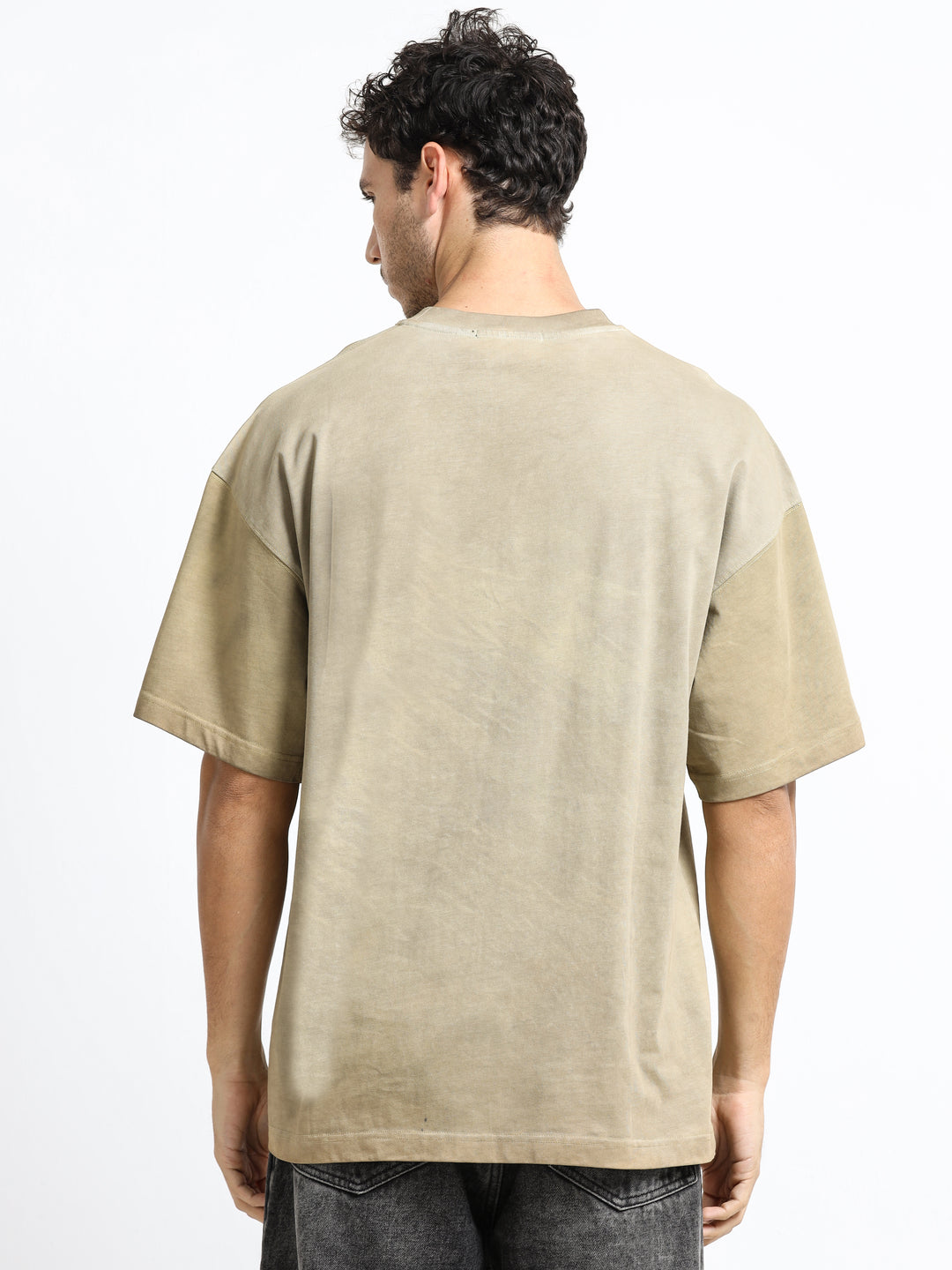 Abstract Ascension Sand Beige T-Shirt