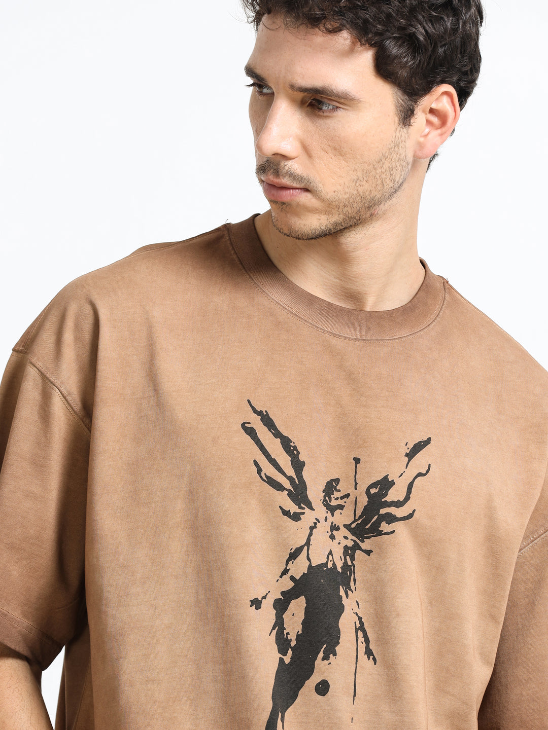 Abstract Ascension Earth Brown T-Shirt