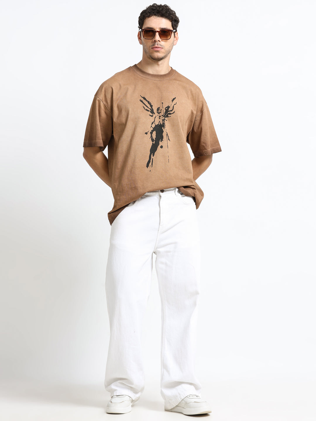 Abstract Ascension Earth Brown T-Shirt