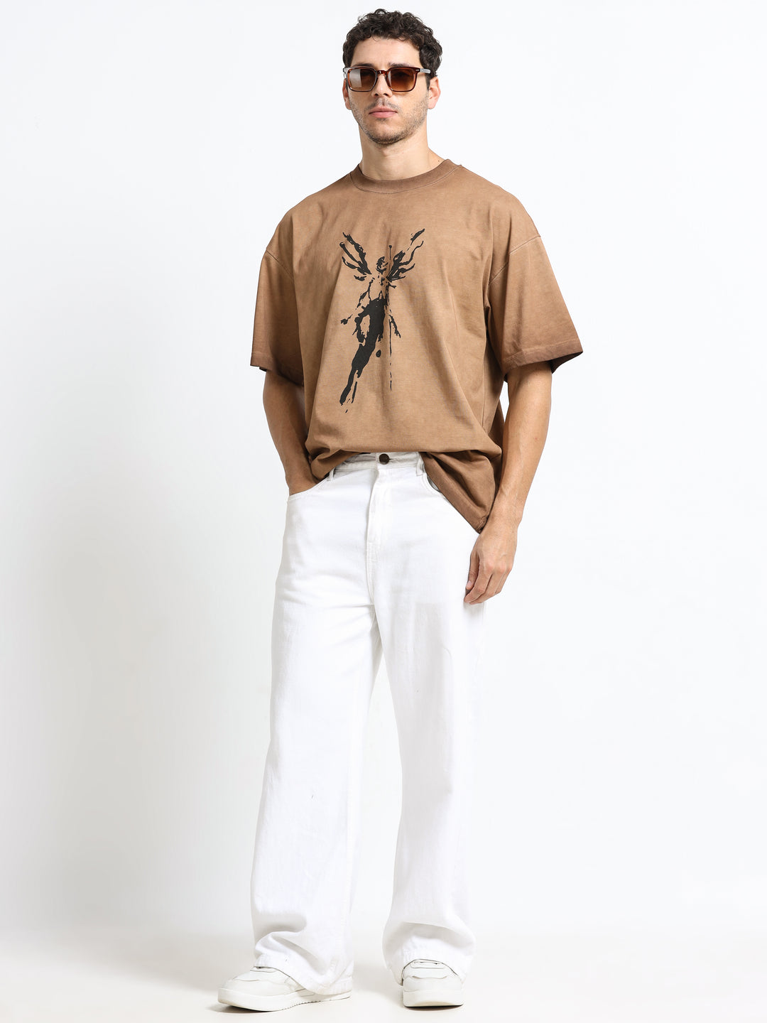 Abstract Ascension Earth Brown T-Shirt