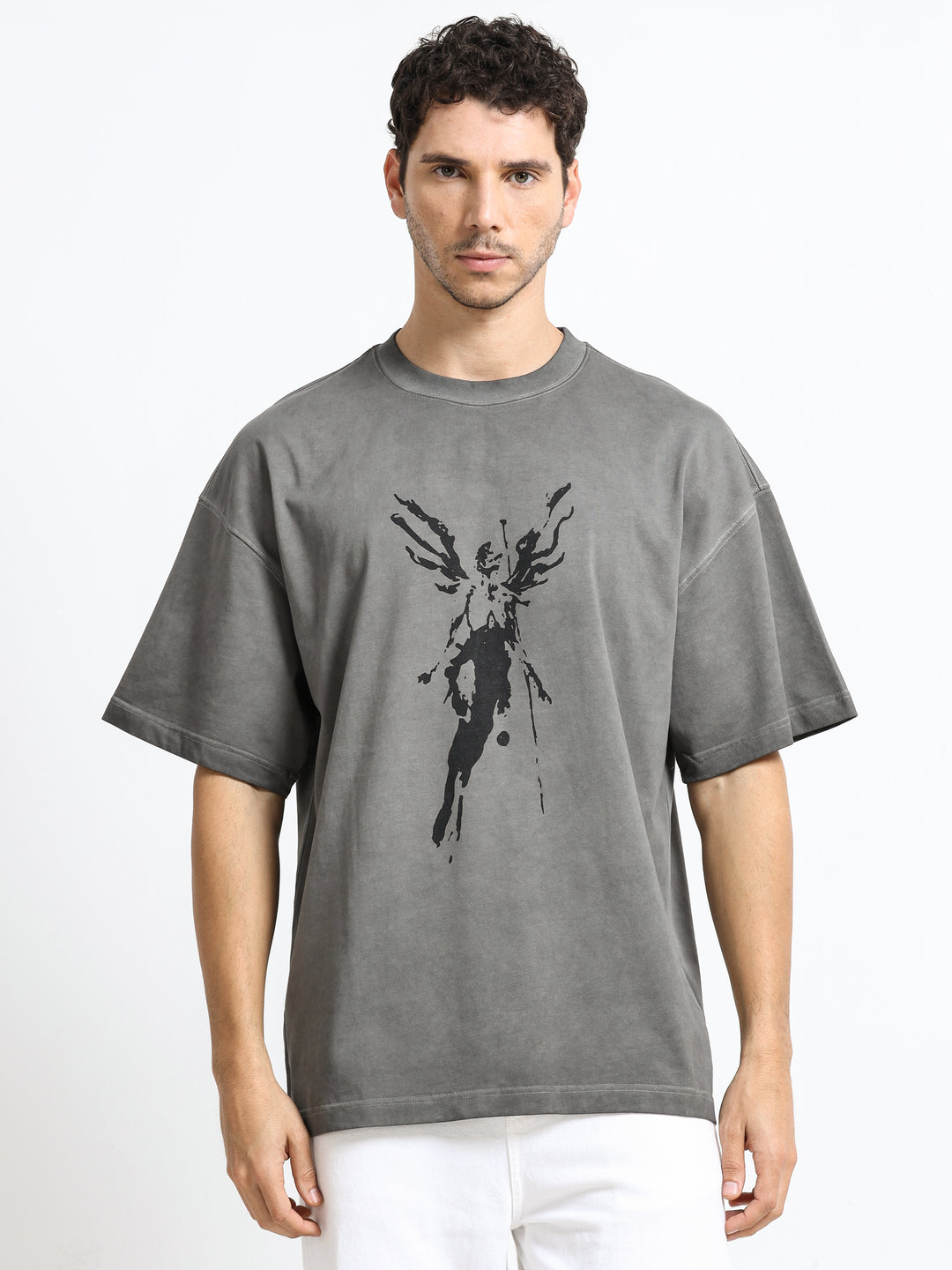 Abstract Ascension Paris Gray T-Shirt