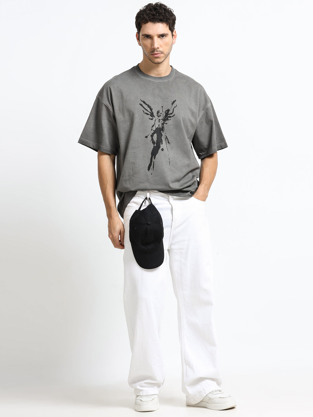 Abstract Ascension Paris Gray T-Shirt