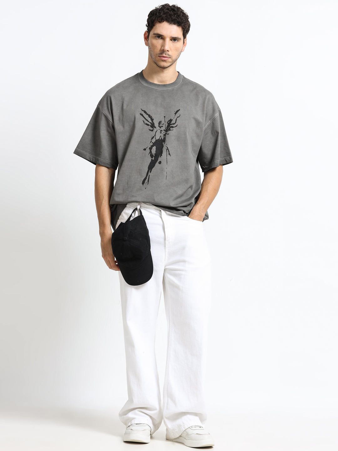 Abstract Ascension Paris Gray T-Shirt