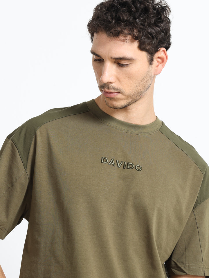 Premium Crest Olive Green T-Shirt